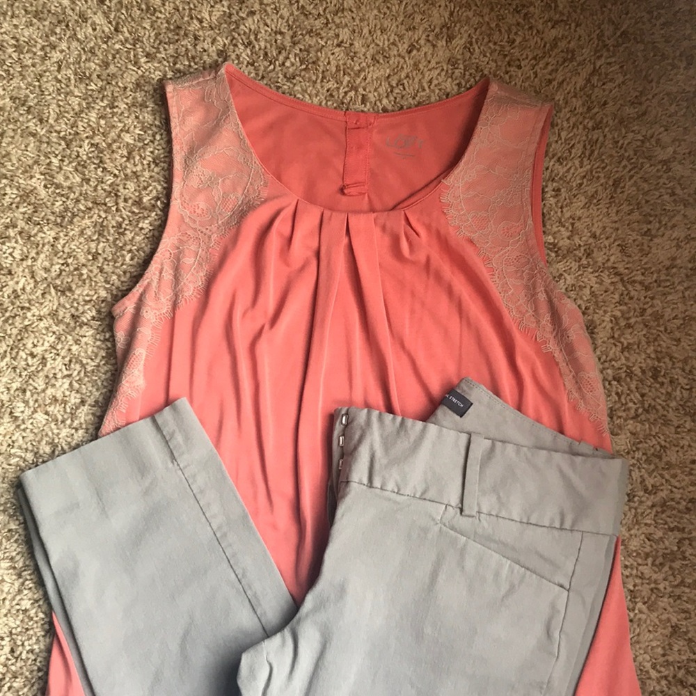 Loft sleeveless blouse